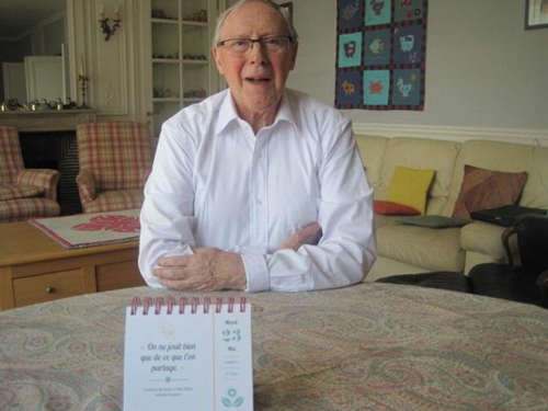 Paul Dujardin est curieux. Il a parcouru les cinq continents et continuere à le faire tant que sa santé le lui permettra