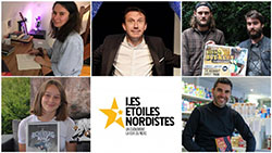 Floriane Joseph, Emmanuel Valloy, Pierre Gautiez et Anthony Nunez (en haut), Emma Nieuwjaer et Djamel Chérigui (en bas)
